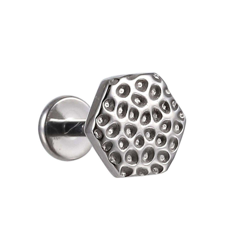 ADLBS09 G-23 TITANIUM INTERNAL THREAD LABRET(HAMMER EFFECT)