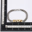 BSS1025 STAINLESS STEEL ROCK SHAPE BRACELET