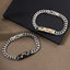 BSS1025 STAINLESS STEEL ROCK SHAPE BRACELET