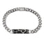 BSS1025 STAINLESS STEEL ROCK SHAPE BRACELET