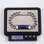 BSS1027 STAINLESS STEEL BRACELET WITH STONE ID PLATE