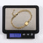 BSS1037 STAINLESS STEEL BRACELET WITH MOSAIC DESIGN