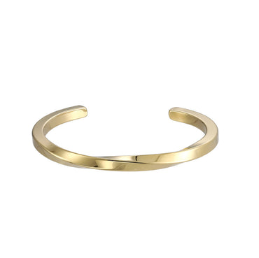 stainless steel jewelry, gold bangle, open bangle, lady jewelry