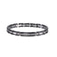 CBS30 STAINLESS STEEL & CERAMIC BRACELET WITH CZ