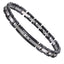 CBS30 STAINLESS STEEL & CERAMIC BRACELET WITH CZ