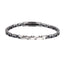 CBS31 STAINLESS STEEL & CERAMIC BRACELET WITH CZ