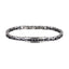 CBS31 STAINLESS STEEL & CERAMIC BRACELET WITH CZ