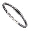 CBS31 STAINLESS STEEL & CERAMIC BRACELET WITH CZ