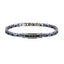 CBS31 STAINLESS STEEL & CERAMIC BRACELET WITH CZ