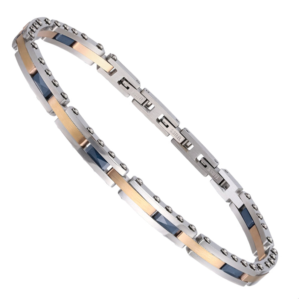 CBS33 STAINLESS STEEL & CERAMIC BRACELET