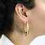 ESS778 Stainless Steel Hollow Earring