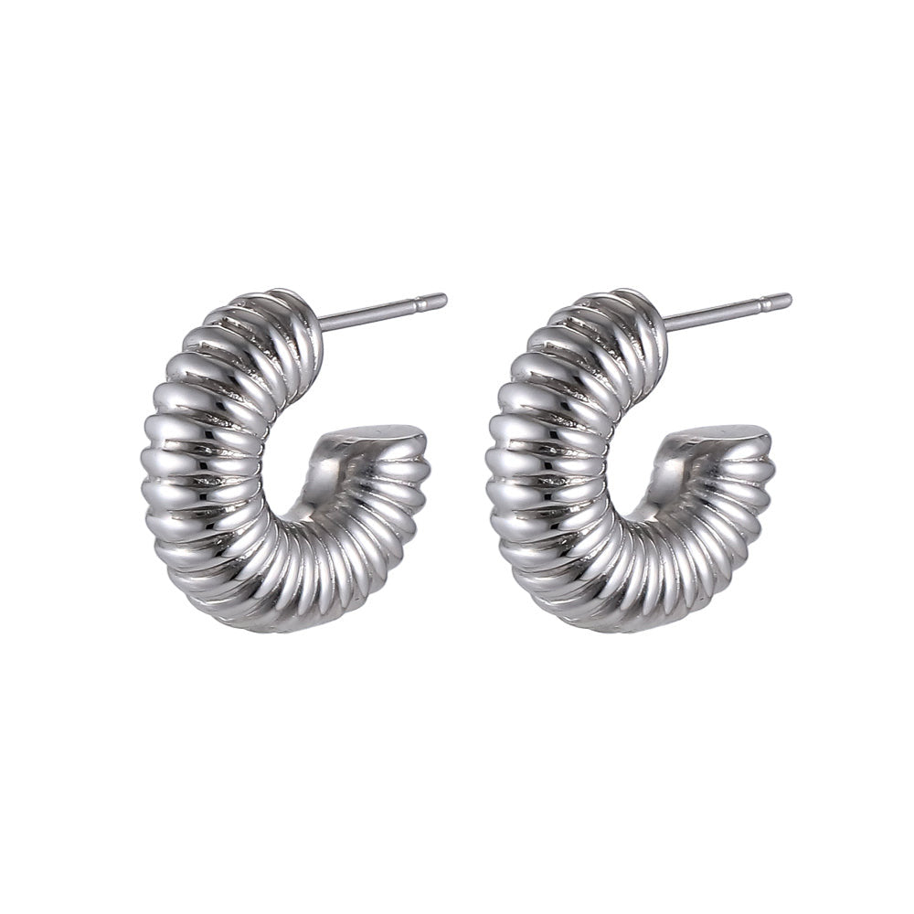 ESS783 Stainless Steel Hollow Earring AAB CO..