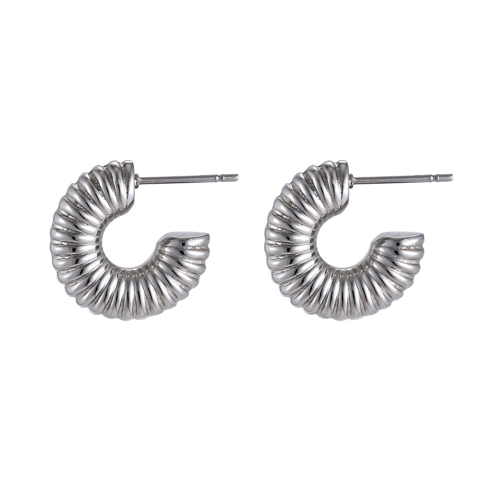 ESS783 Stainless Steel Hollow Earring AAB CO..