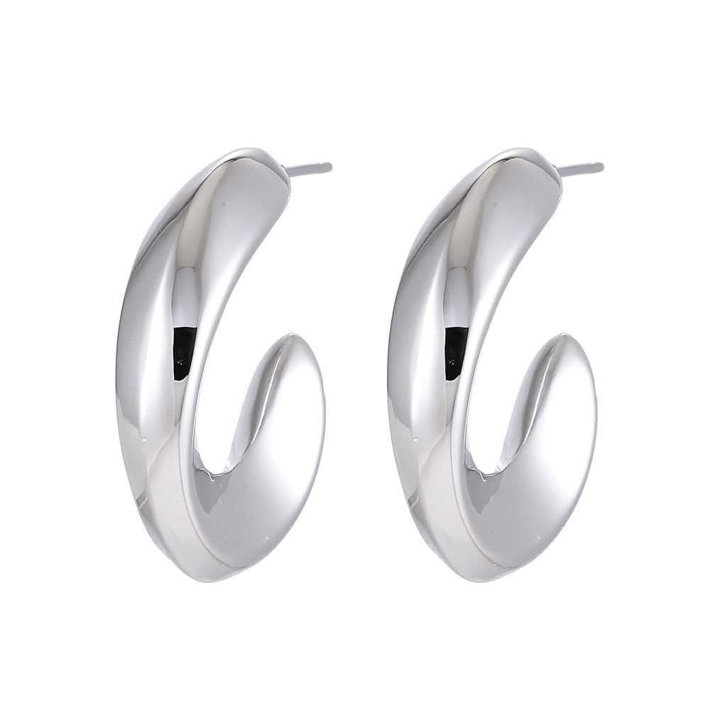 ESS786 Stainless Steel Hollow Earring AAB CO..