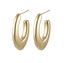 ESS778 Stainless Steel Hollow Earring