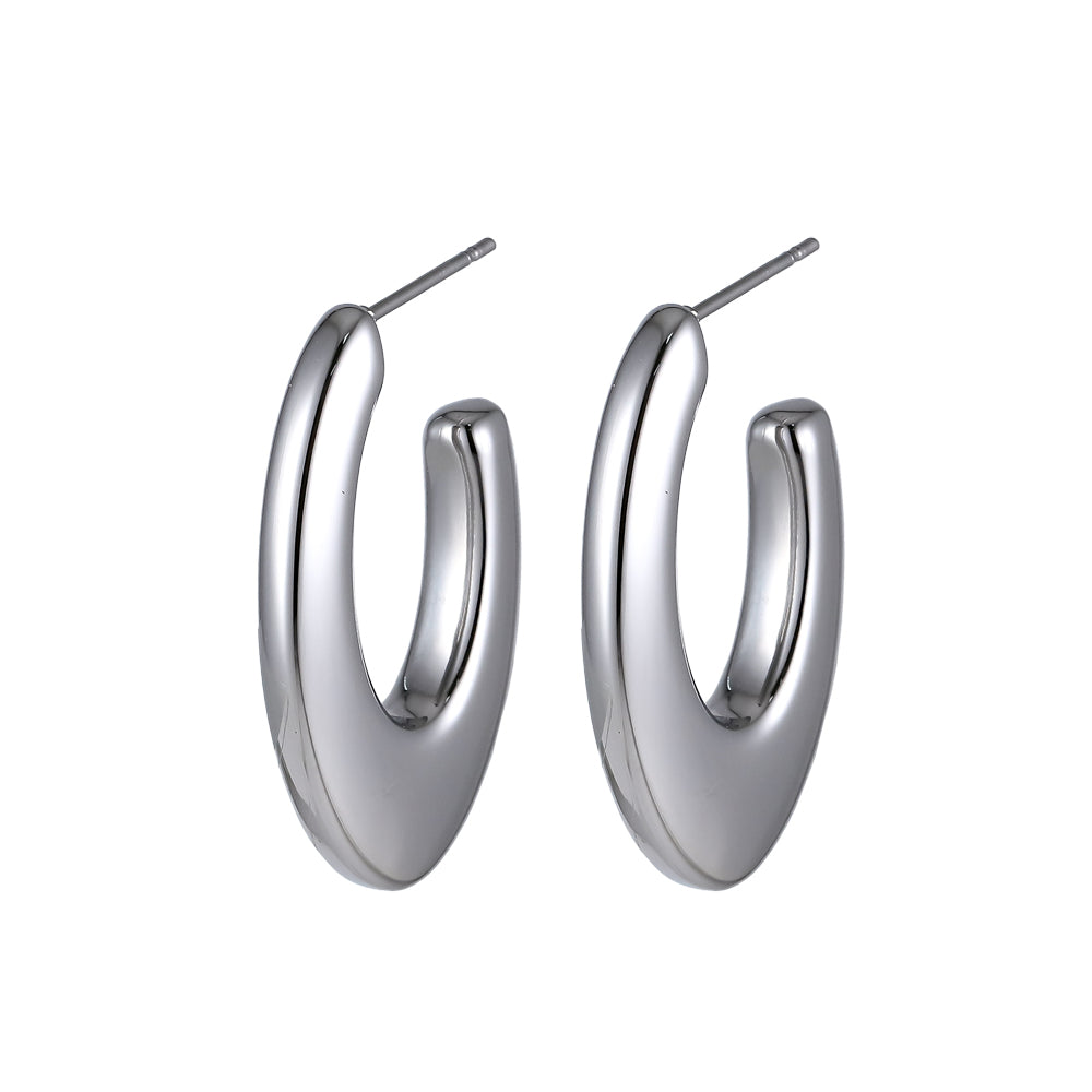 ESS778 Stainless Steel Hollow Earring