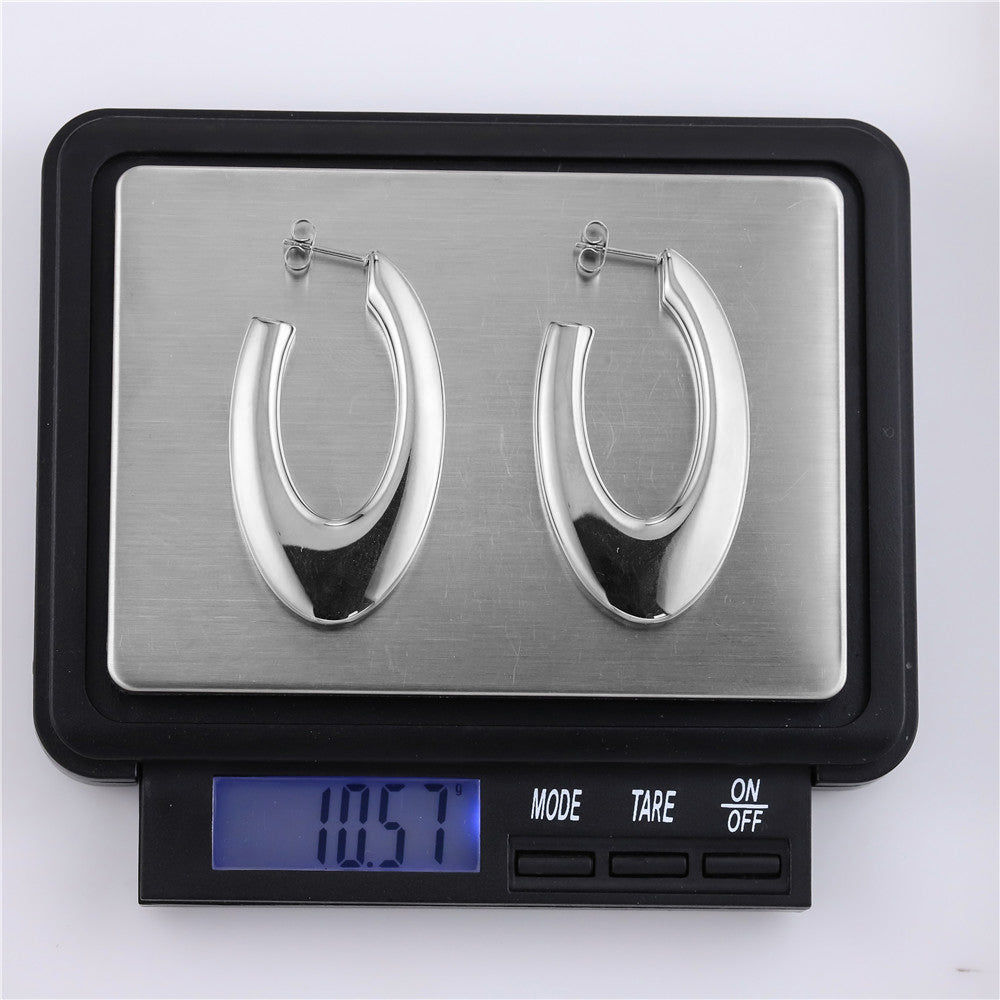 ESS778 Stainless Steel Hollow Earring