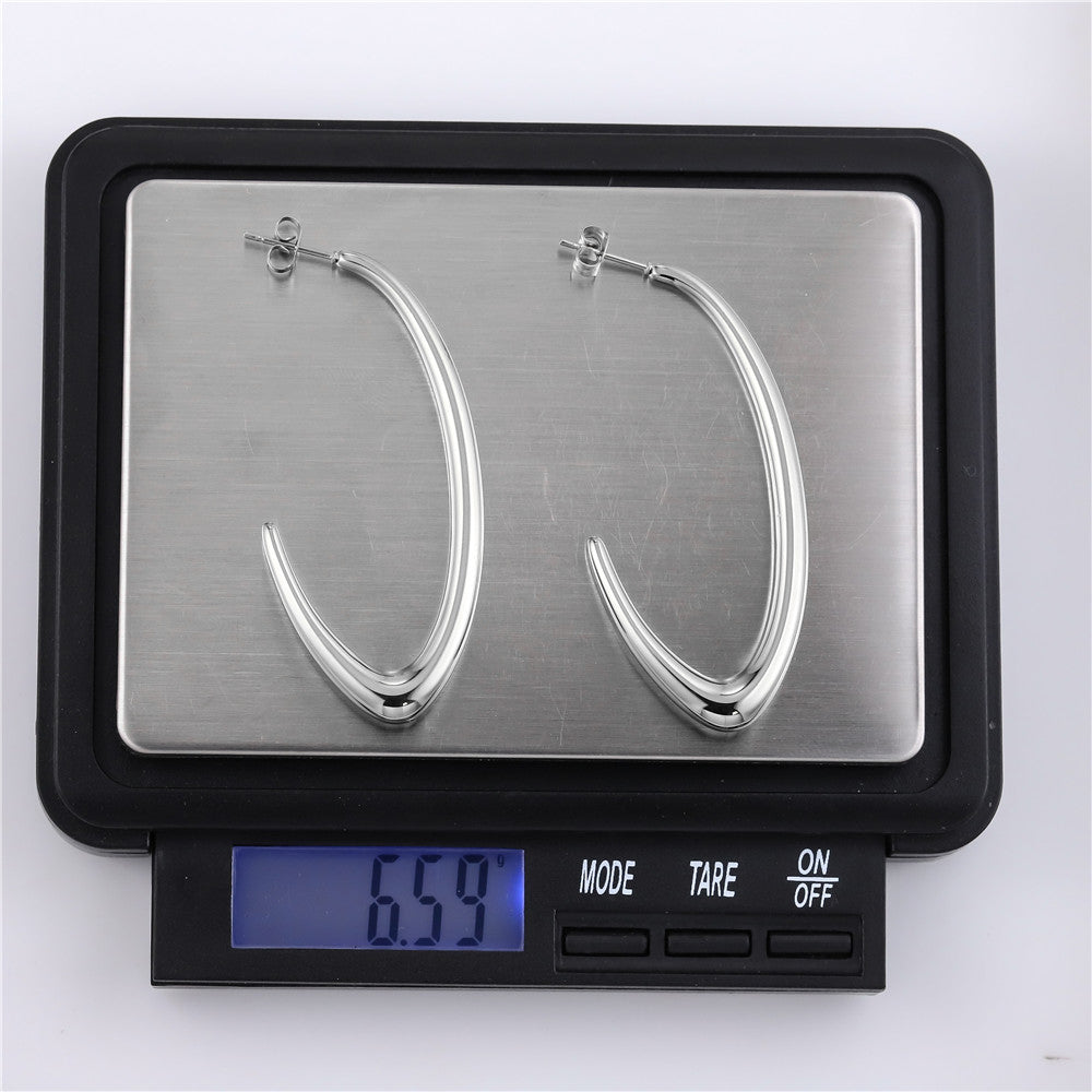 ESS789 Stainless Steel Hollow Earring