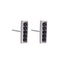 ESS805 STAINLESS STEEL EARRING STUD WITH FOIL STONE