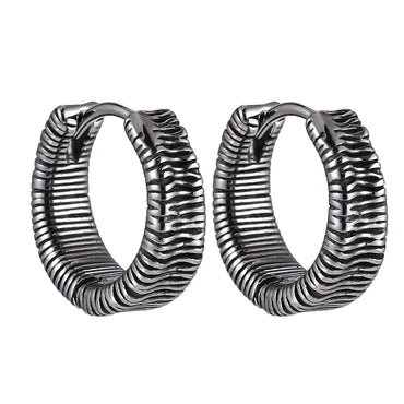 ESS819 STAINLESS STEEL HOOP EARRING