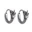 ESS823 STAINLESS STEEL EARRING WITH DRAGON DESIGN