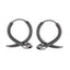 ESS825 STAINLESS STEEL EARRING WITH SNAKE DESIGN