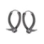 ESS825 STAINLESS STEEL EARRING WITH SNAKE DESIGN