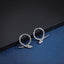 ESS825 STAINLESS STEEL EARRING WITH SNAKE DESIGN