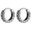 ESS835 STAINLESS STEEL EARRING WITH WATCHBAND DESIGN