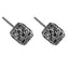 ESS842 STAINLESS STEEL CUBE SHAPE EAR STUD