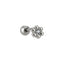 JRTH73 STAINLESS STEEL EXTERNAL THREAD HELIX WITH FLOWER DESIGN