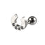 JRTH83 STAINLESS STEEL EXTERNAL THREAD HELIX WITH HORSESHOE DESIGN