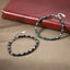 MBSS152 STAINLESS STEEL & HEMATITE BRACELET WITH NATURAL STONE