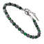 MBSS152 STAINLESS STEEL & HEMATITE BRACELET WITH NATURAL STONE