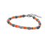 MBSS177 STAINLESS STEEL & HEMATITE BRACELET WITH NATURAL STONE