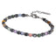 MBSS181 STAINLESS STEEL & HEMATITE BEADS BRACELET WITH NATURAL STONE