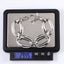 MBSS206 STAINLESS STEEL HOLLOW OVAL LINK T-BAR BRACELET