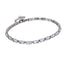 MBSS218 STAINLESS STEEL TENNIS BRACELET WITH BAGUETTE CZ