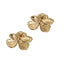 MESS47 STAINLESS STEEL FLOWER EARRING WITH PEARL