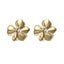 MESS47 STAINLESS STEEL FLOWER EARRING WITH PEARL