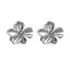 MESS47 STAINLESS STEEL FLOWER EARRING WITH PEARL