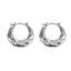 MESS49 STAINLESS STEEL ROUND HOOP EARRING