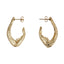 MESS53 STAINLESS STEEL ORGANIC SHAPED EARRING