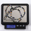 MNSS40 STAINLESS STEEL & HEMATITE BEADS NECKLACE WITH NATURAL STONE