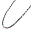 MNSS40 STAINLESS STEEL & HEMATITE BEADS NECKLACE WITH NATURAL STONE