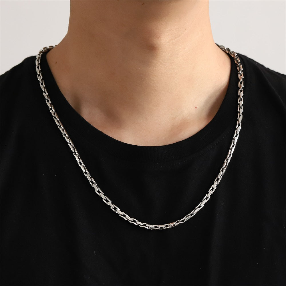 MNSS48 STAINLESS STEEL NECKLACE