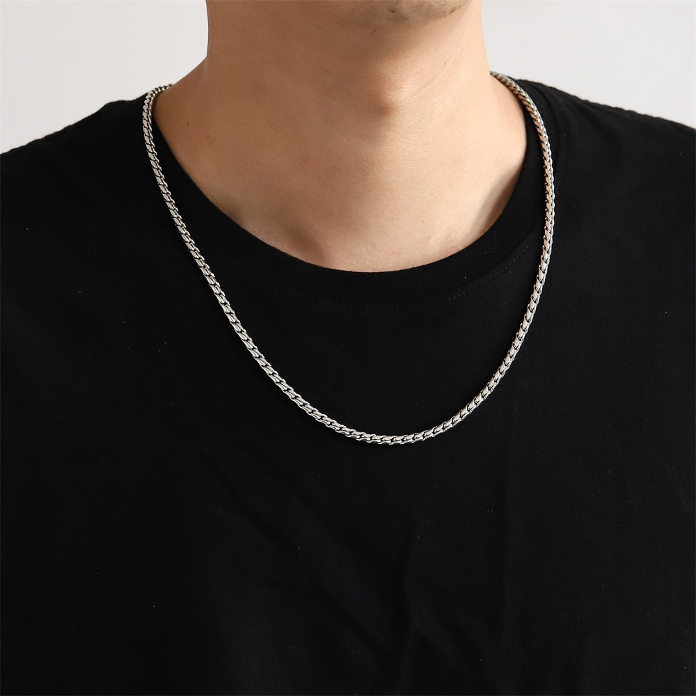 MNSS49 STAINLESS STEEL NECKLACE