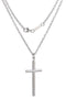 NSCR01 STAINLESS STEEL CROSS PENDANT