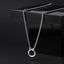 NSS703 STAINLESS STEEL  NECKLACE  WITH RING