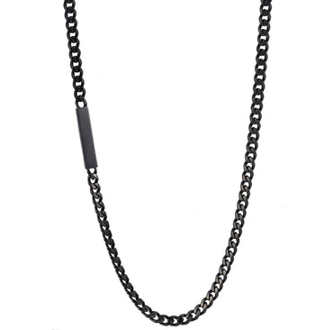 NSS870 STAINLESS STEEL NECKLACE WITH ID PLATE AAB CO..